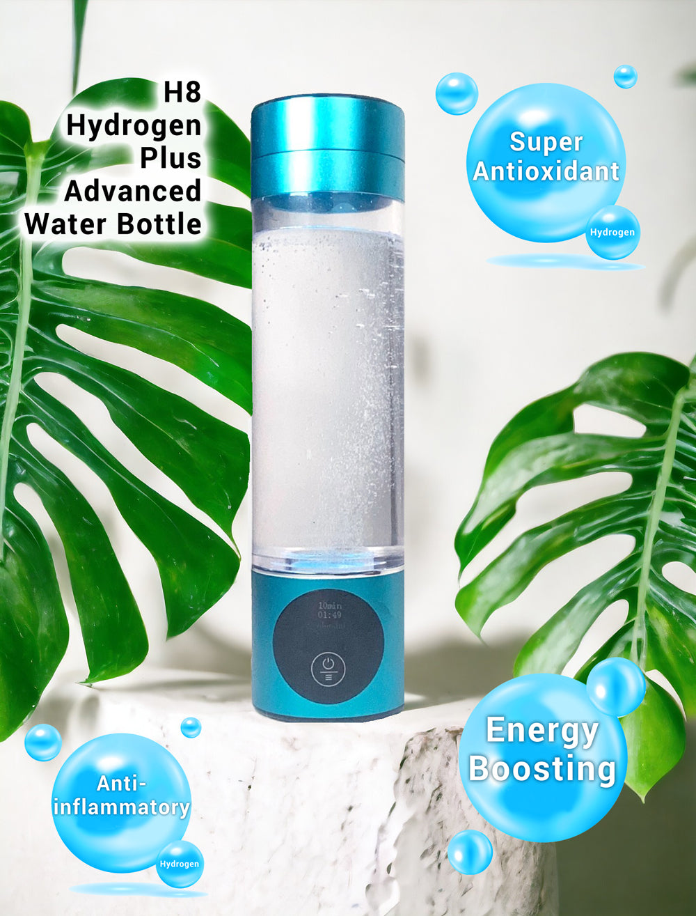 HydroMagic Go - Hydrogen Water Bottle