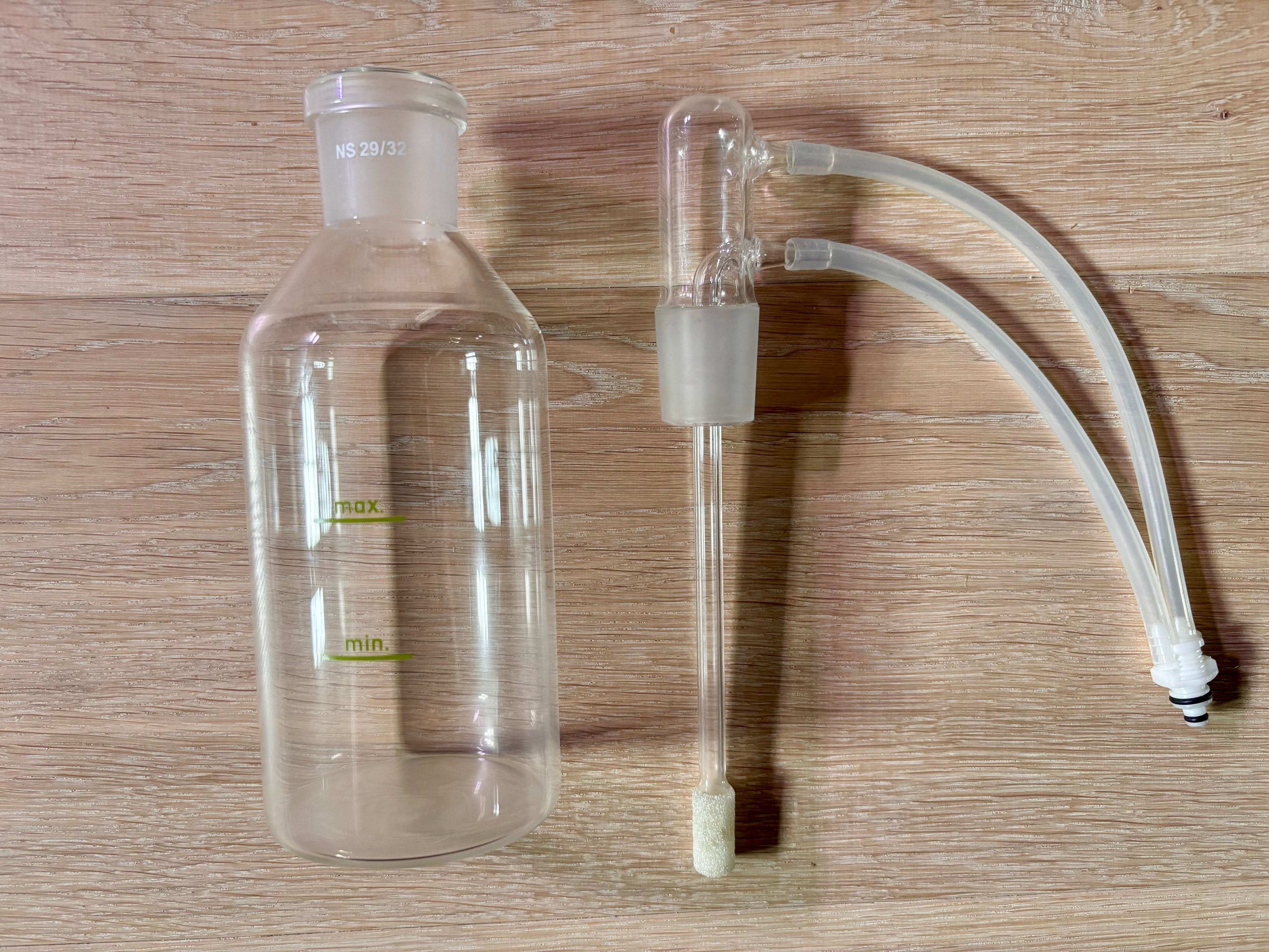 Vital Air Glass set - Sparkling Element & Humidifying Bottle